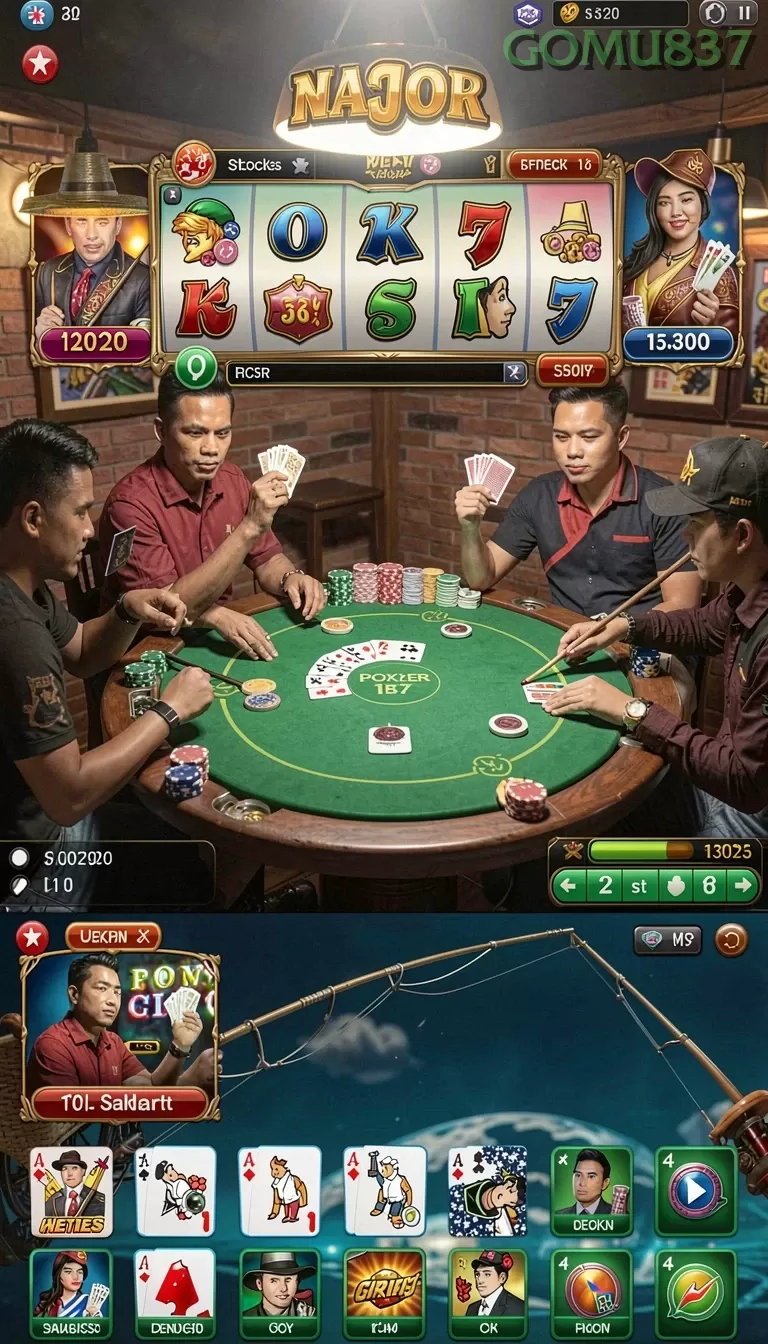 Cuplikan layar RR789 — halaman utama